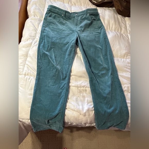 Talbots Stretch Corduroy Straight Leg Pants Size 14 - Picture 2 of 8